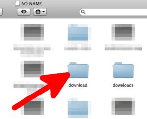 Open Download folder