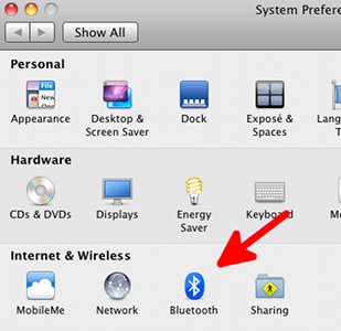 System Preferences - Bluetooth